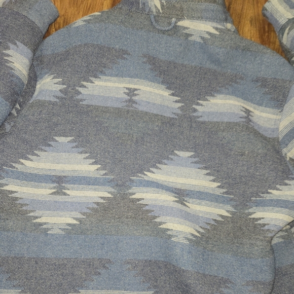 Jachs New York Men’s XXL Wool Blend Shirt Jacket Aztec Blue Lined Shacket - Picture 11 of 12